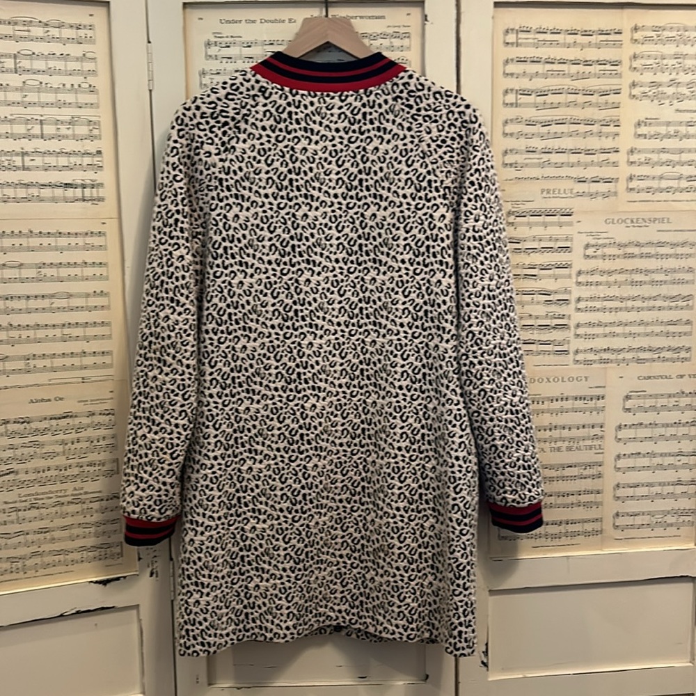 Sanctuary by Theory Leopard Print Medium Length Jacket-Size Small. - Picture 2 of 9